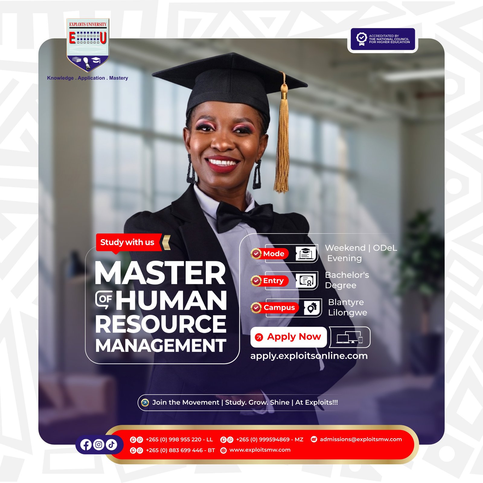 Master of Human Resource Management - Exploits University